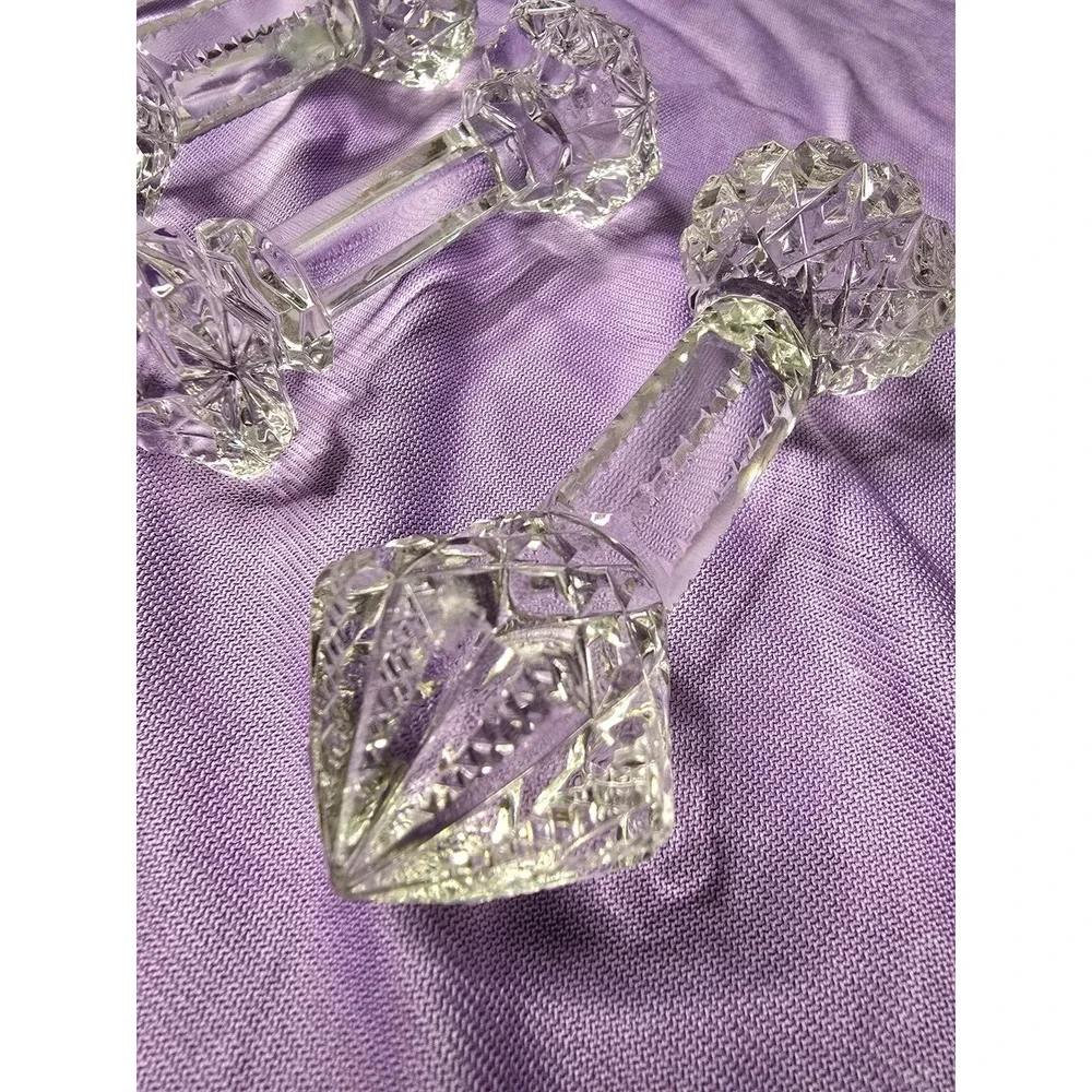Vintage‎ Knife Rests Crystal Set of 5